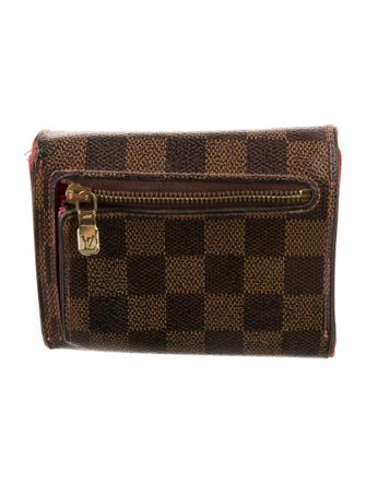 Louis Vuitton Damier Ebene Pattern Coated Canvas Koala Wallet
