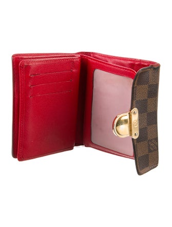 Louis Vuitton Damier Ebene Pattern Coated Canvas Koala Wallet