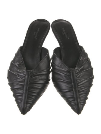 Louis Vuitton LV Monogram Leather Mules