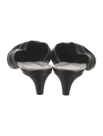 Louis Vuitton LV Monogram Leather Mules