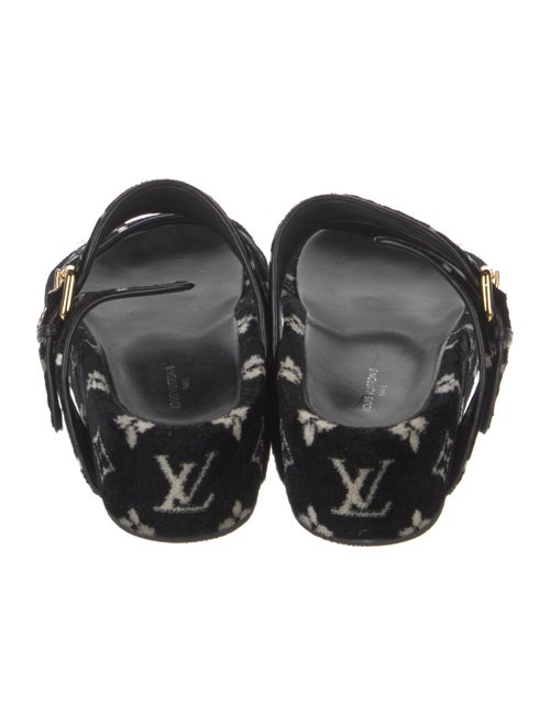 Louis Vuitton Monogram Idylle Pattern Velvet Slides