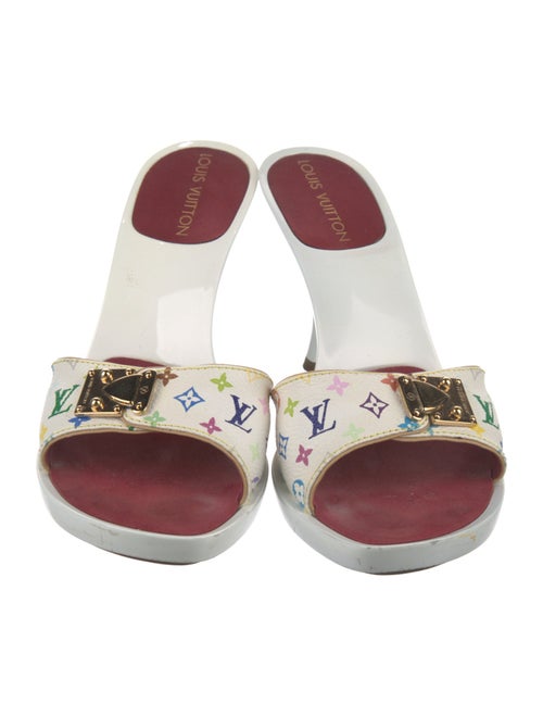 Louis Vuitton Multicolore Monogram Pattern Mules
