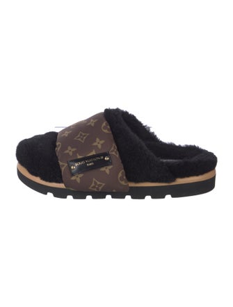 Louis Vuitton LV Monogram Shearling Sneakers