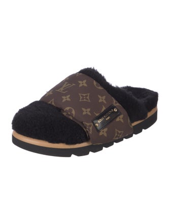 Louis Vuitton LV Monogram Shearling Sneakers