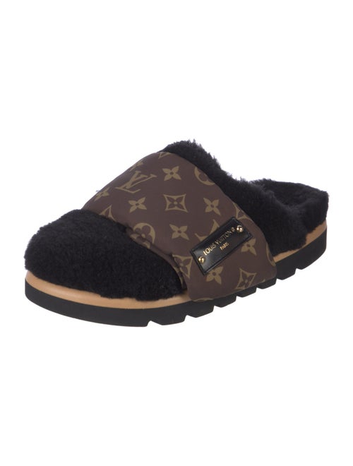 Louis Vuitton LV Monogram Shearling Sneakers