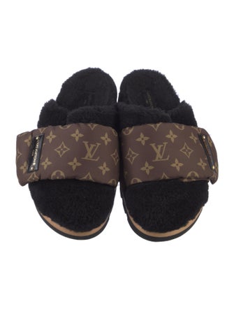 Louis Vuitton LV Monogram Shearling Sneakers