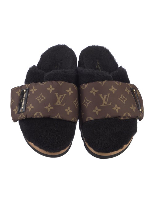 Louis Vuitton LV Monogram Shearling Sneakers