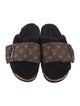 Louis Vuitton LV Monogram Shearling Sneakers