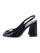 Louis Vuitton Patent Leather Slingback Pumps