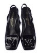 Louis Vuitton Patent Leather Slingback Pumps