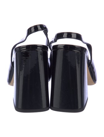 Louis Vuitton Patent Leather Slingback Pumps