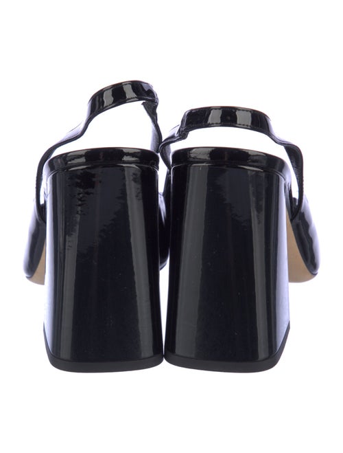 Louis Vuitton Patent Leather Slingback Pumps