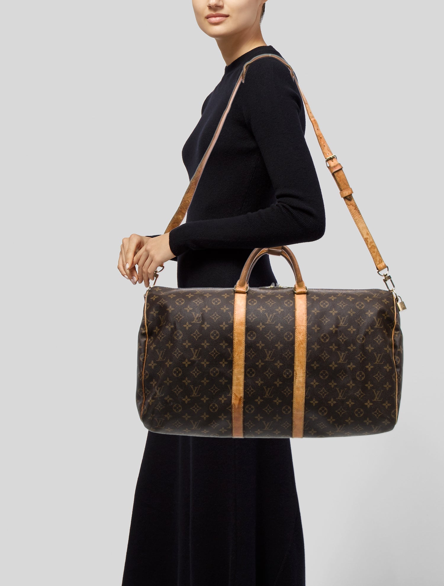 Louis Vuitton LV Monogram Keepall Bandouliere 55