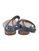 Louis Vuitton LV Monogram Denim Slingback Sandals