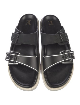 Louis Vuitton Leather Slides