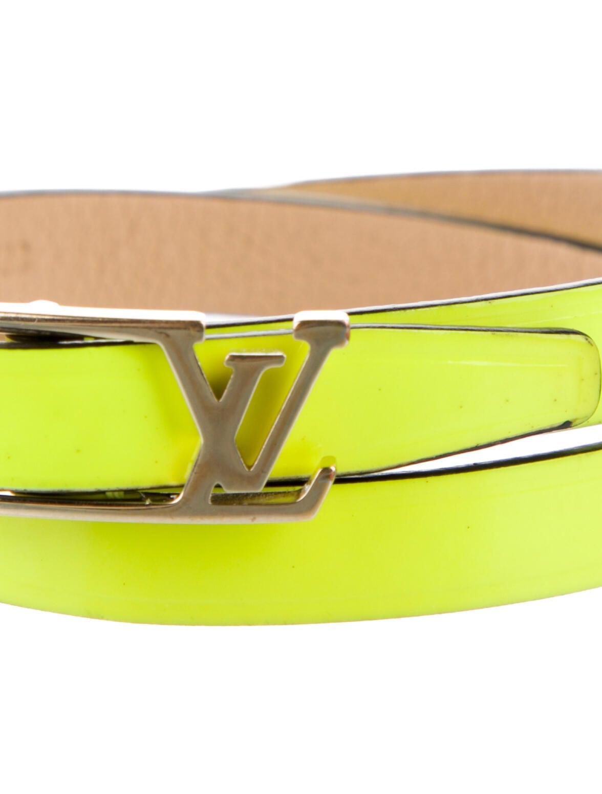 Louis Vuitton Patent Leather Neogram Bracelet