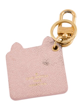 Louis Vuitton Monogram Fun Face Cat Bag Charm & Key Holder