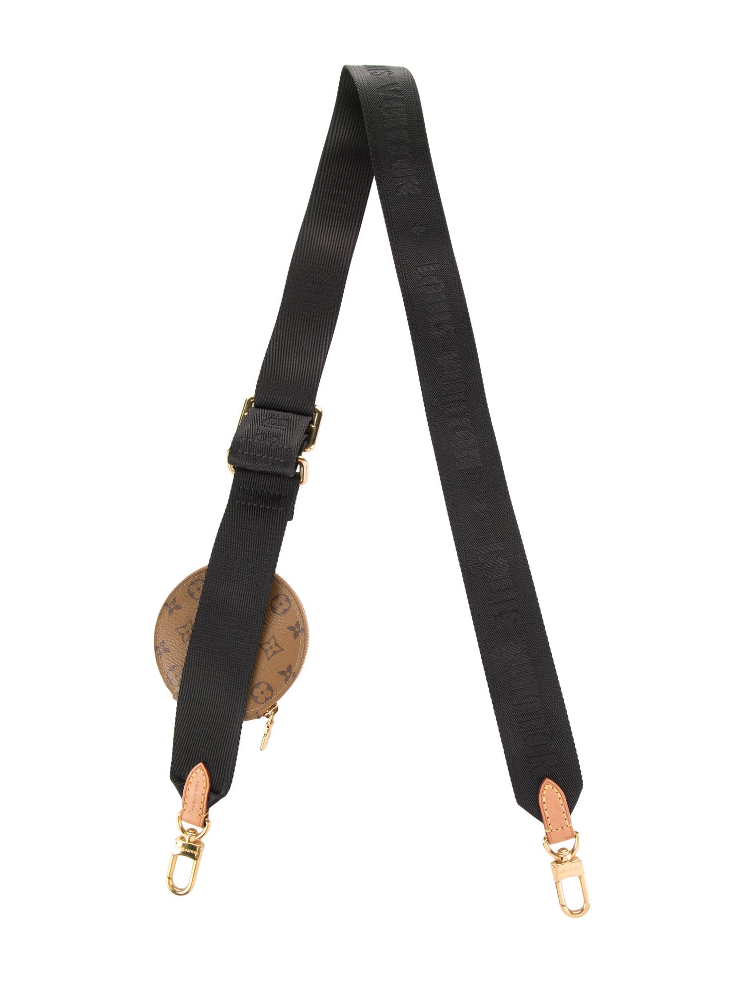 Louis Vuitton Multi Pochette Accessories Strap and Round Coin Purse