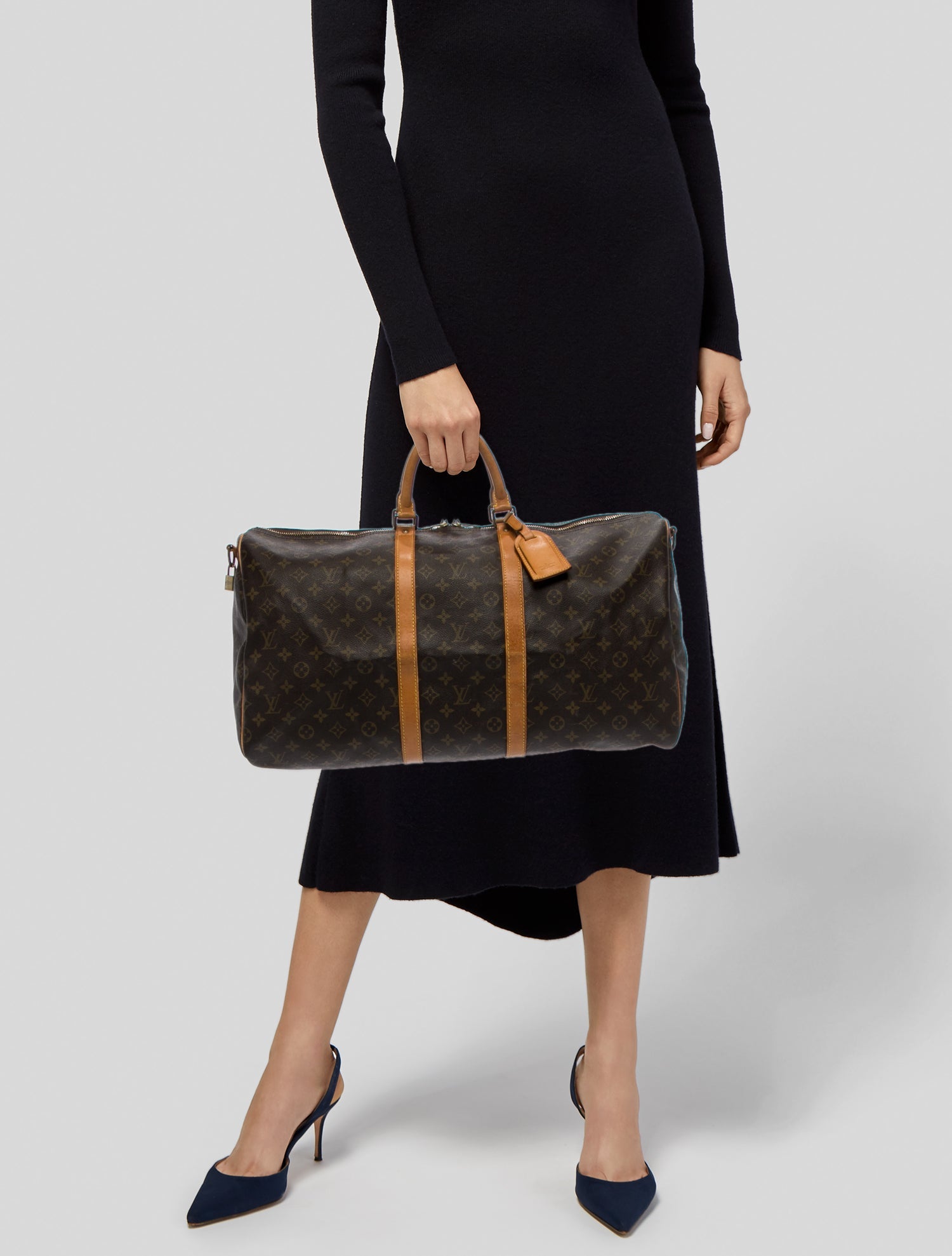 Louis Vuitton LV Monogram Keepall Bandouliere 55