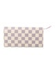 Louis Vuitton Damier Azur Pattern Coated Canvas Clemence Wallet