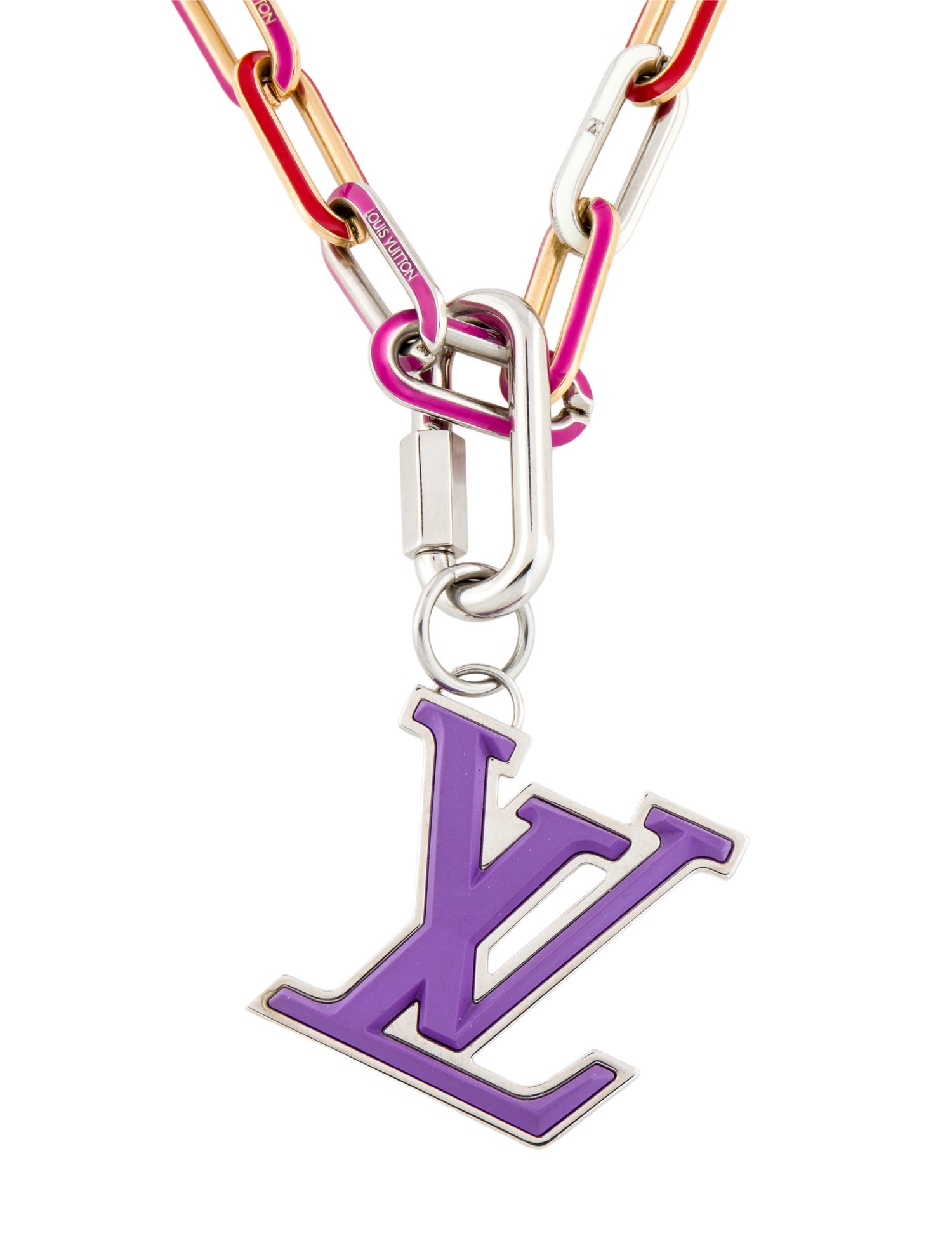 Louis Vuitton LV Mixed Chain Pendant Necklace