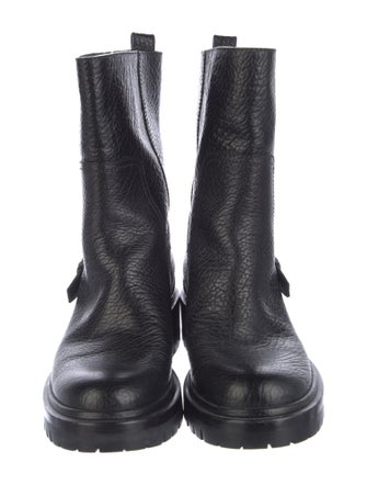 Louis Vuitton Leather Moto Boots