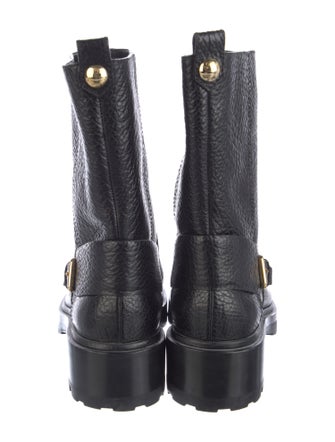 Louis Vuitton Leather Moto Boots