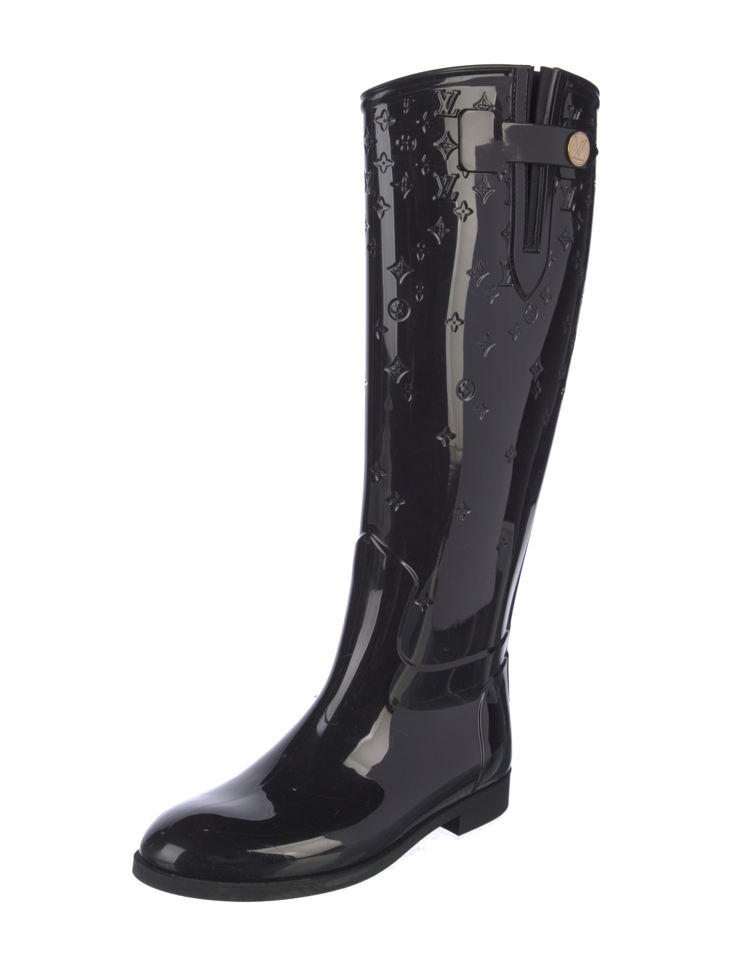Louis Vuitton LV Monogram Rubber Rain Boots