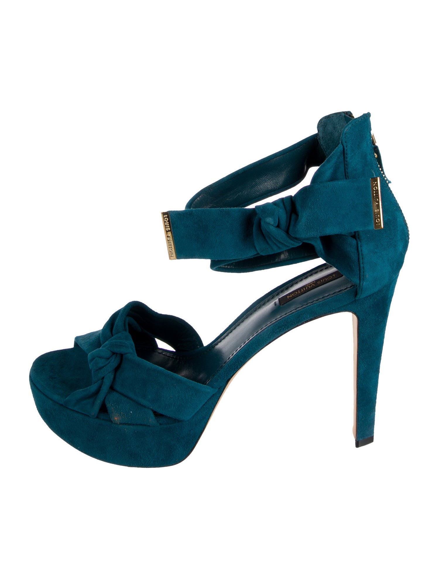 Louis Vuitton Suede Sandals