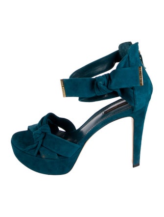 Louis Vuitton Suede Sandals