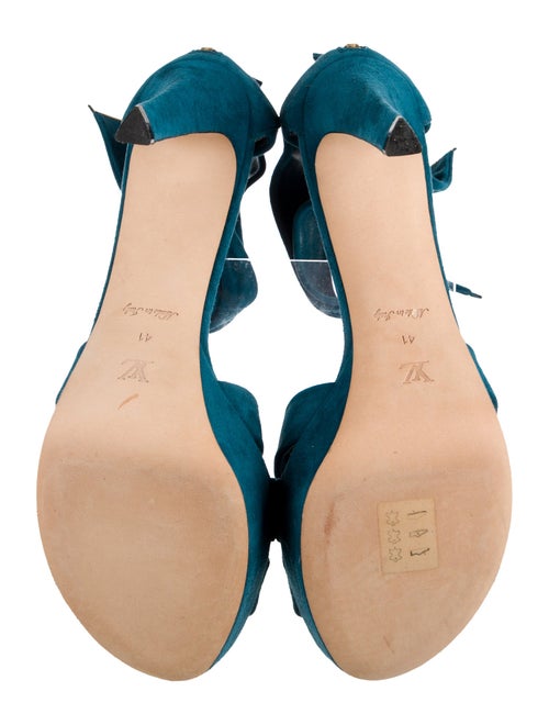 Louis Vuitton Suede Sandals