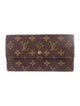 Louis Vuitton LV Monogram Coated Canvas International Wallet