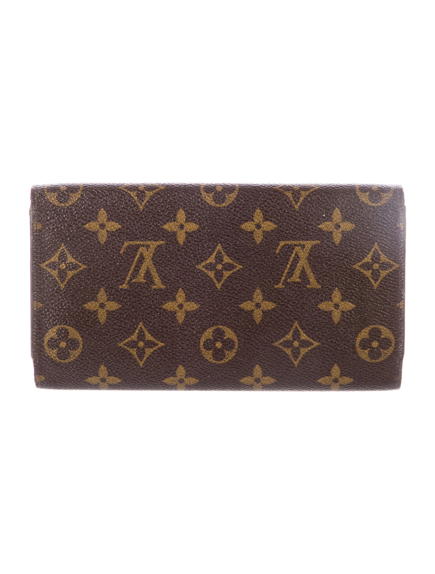 Louis Vuitton LV Monogram Coated Canvas International Wallet