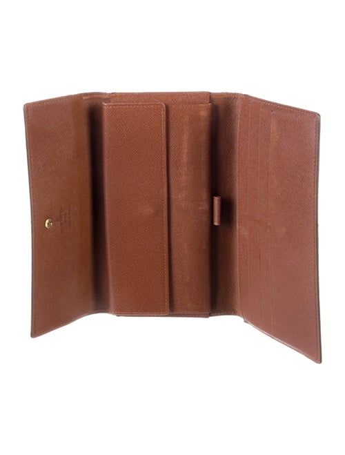 Louis Vuitton LV Monogram Coated Canvas International Wallet