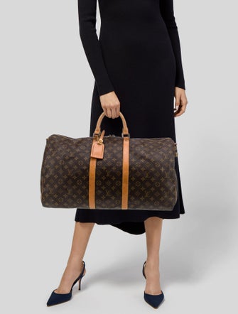 Louis Vuitton LV Monogram Keepall Bandouliere 55