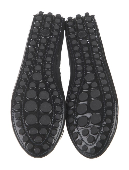 Louis Vuitton Signature Logo Patent Leather Ballet Flats