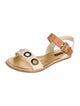 Louis Vuitton Leather Colorblock Pattern Slingback Sandals
