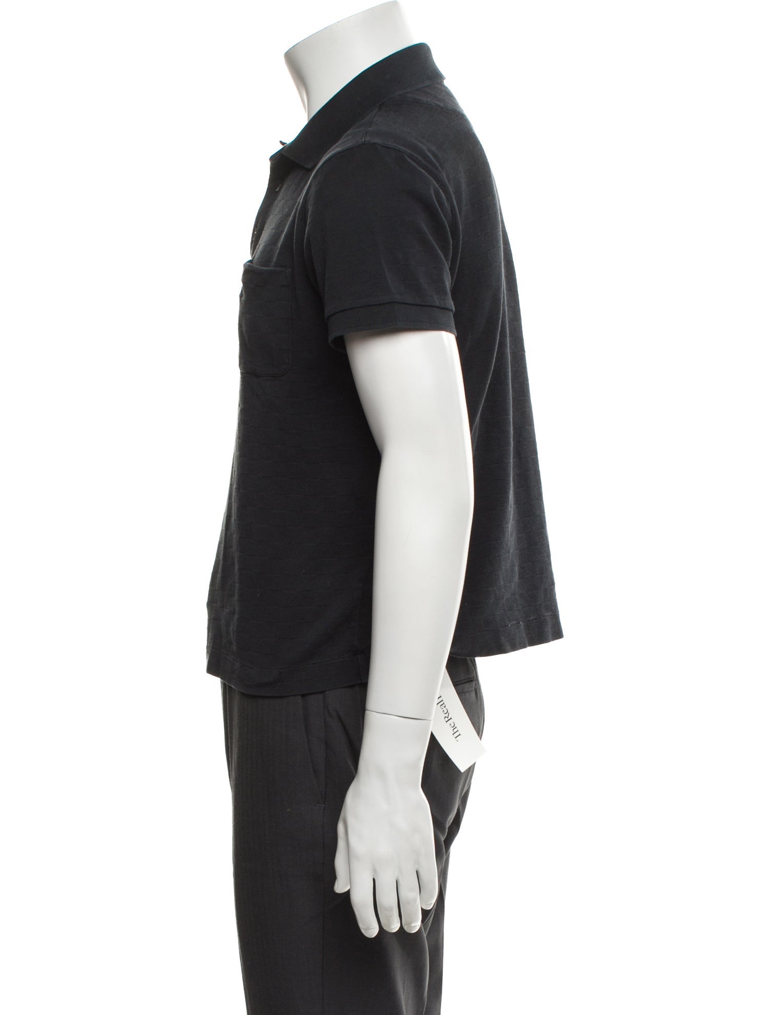 Louis Vuitton 2016 Damier Graphite Pattern Polo Shirt