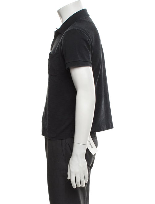 Louis Vuitton 2016 Damier Graphite Pattern Polo Shirt