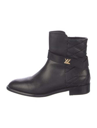 Louis Vuitton Leather Rain Boots