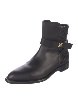 Louis Vuitton Leather Rain Boots