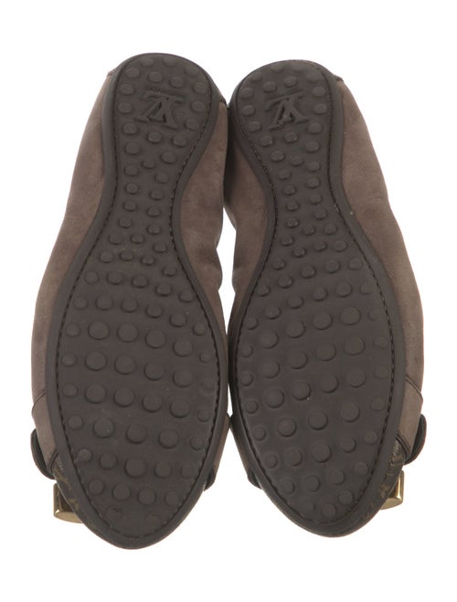 Louis Vuitton Leather Trim Embellishment Ballet Flats