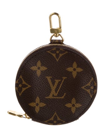 Louis Vuitton LV Monogram Coated Canvas Round Coin Purse