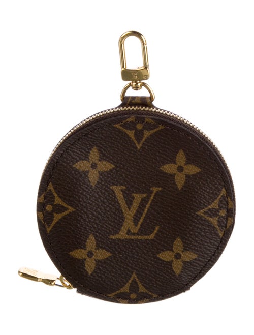 Louis Vuitton LV Monogram Coated Canvas Round Coin Purse