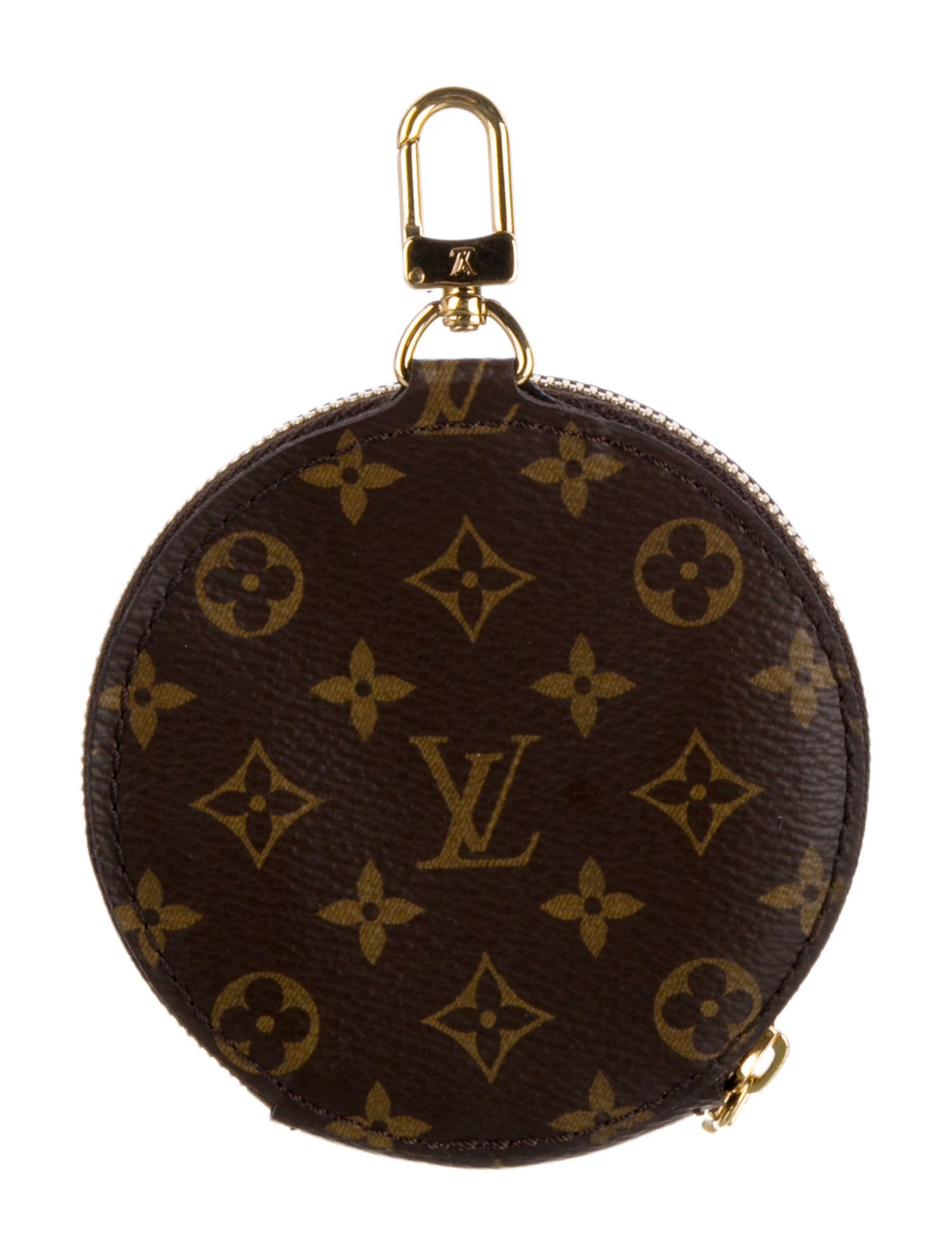Louis Vuitton LV Monogram Coated Canvas Round Coin Purse
