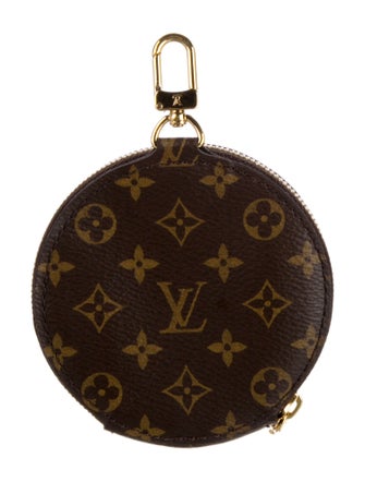 Louis Vuitton LV Monogram Coated Canvas Round Coin Purse