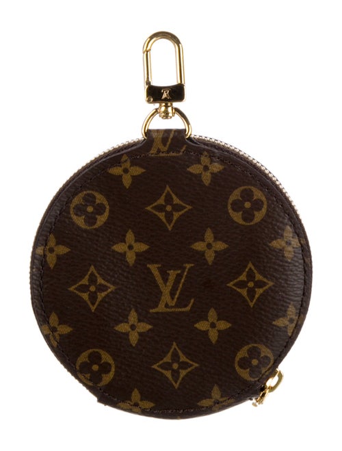 Louis Vuitton LV Monogram Coated Canvas Round Coin Purse