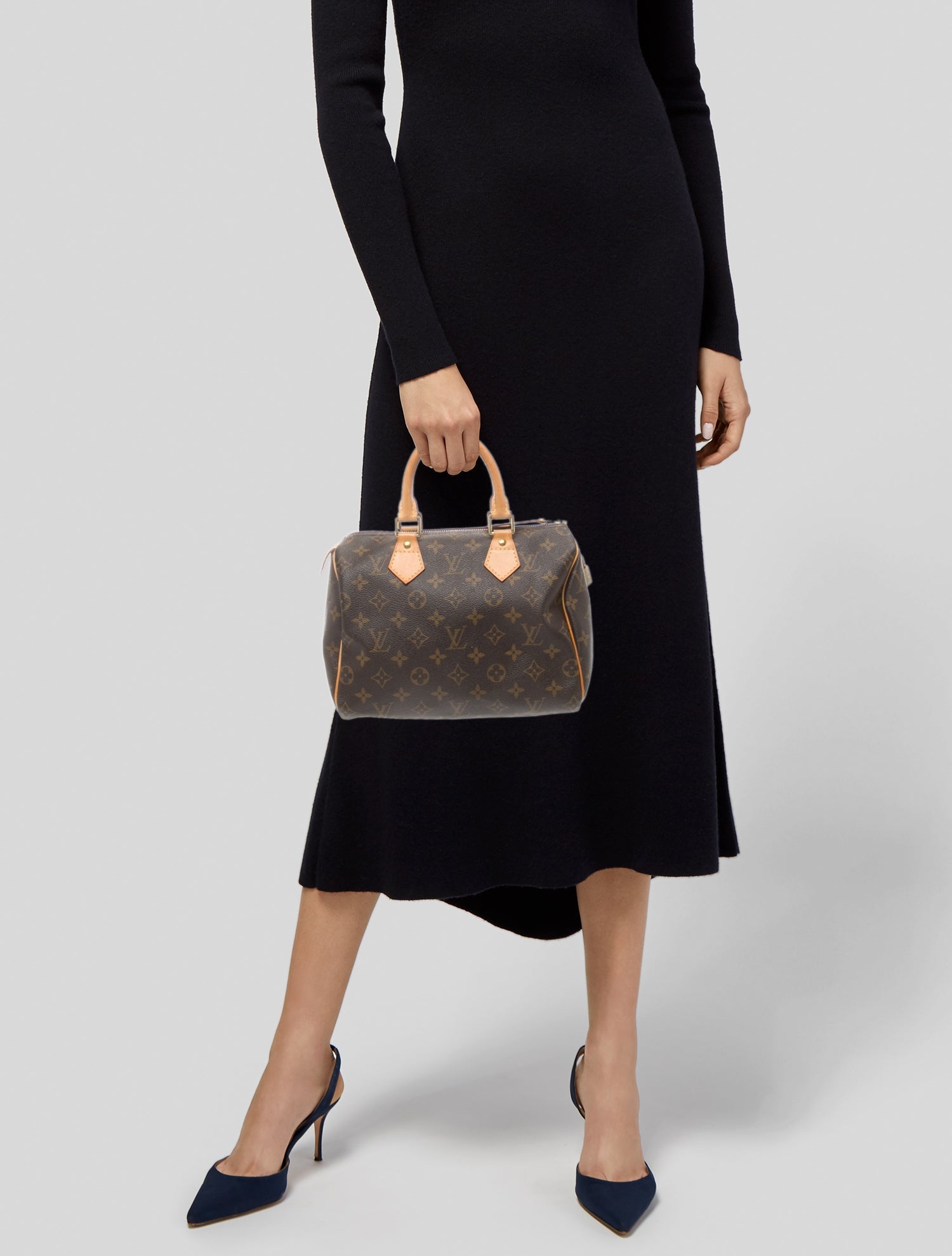 Louis Vuitton LV Monogram Speedy 25 Vintage