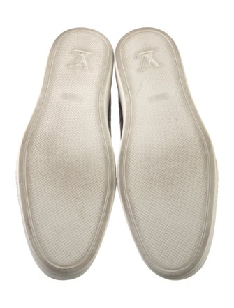 Louis Vuitton Embossed Leather Lace-Up Boots