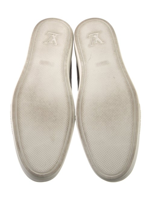 Louis Vuitton Embossed Leather Lace-Up Boots